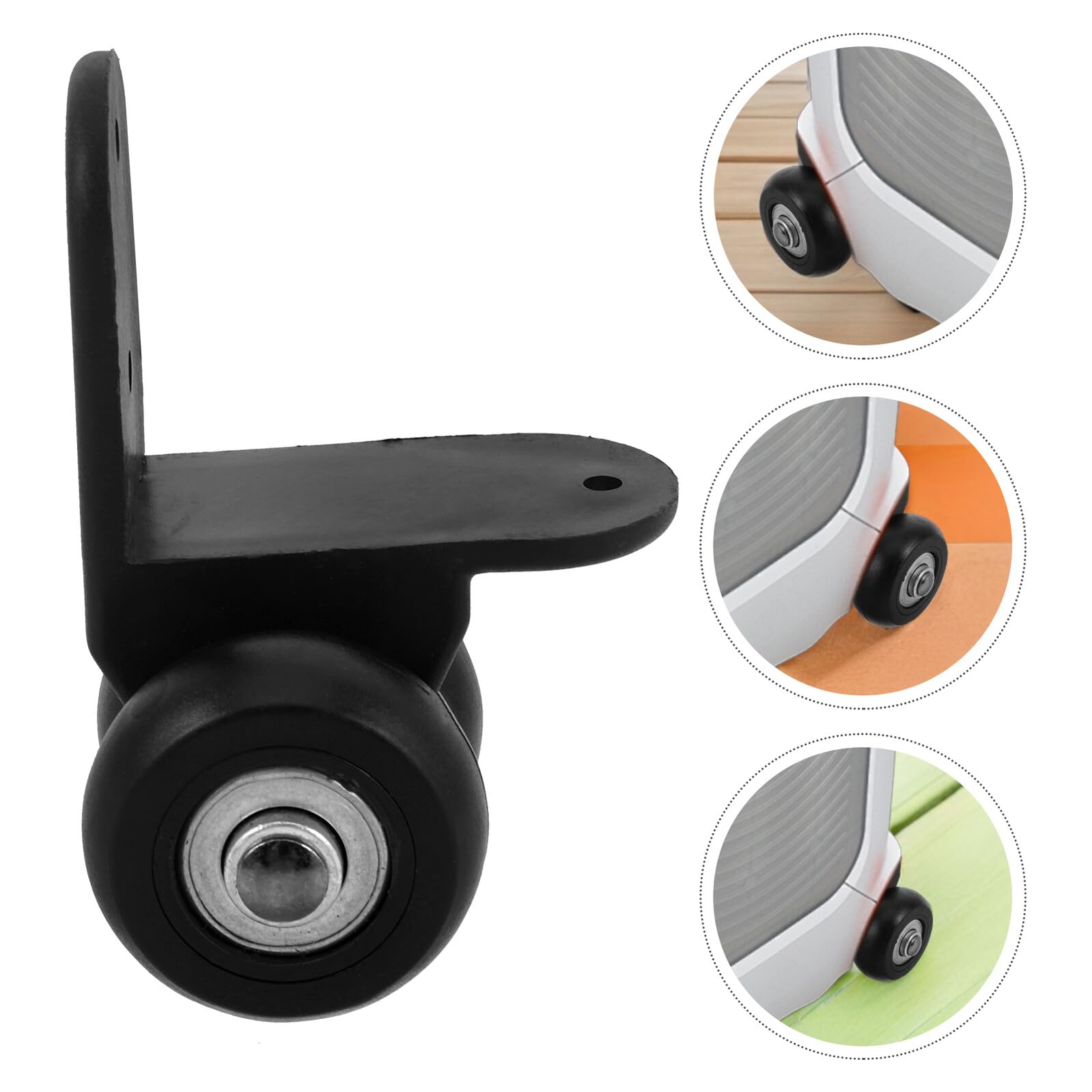 VILLCASE Universelle Lautsprecher Ersatzrollen 1 Paar Kugelgelagerte Geräuscharme Schwerlast Lenkrollen für Bühnenwagen und Trolleytaschen Abnehmbare Industrie Rollen für Audiowagen