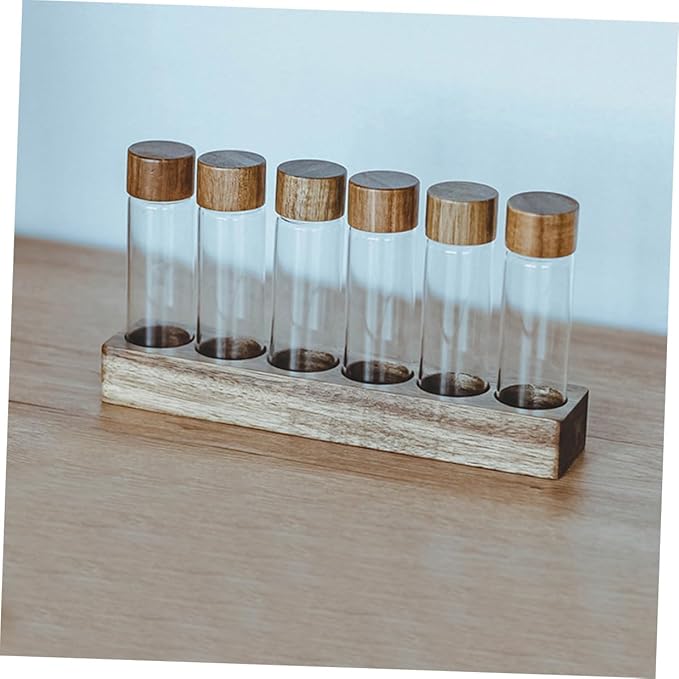 KESYOO Tubos de Vidrio para Café con Soporte de Madera, 6 Unidades miniatura 8