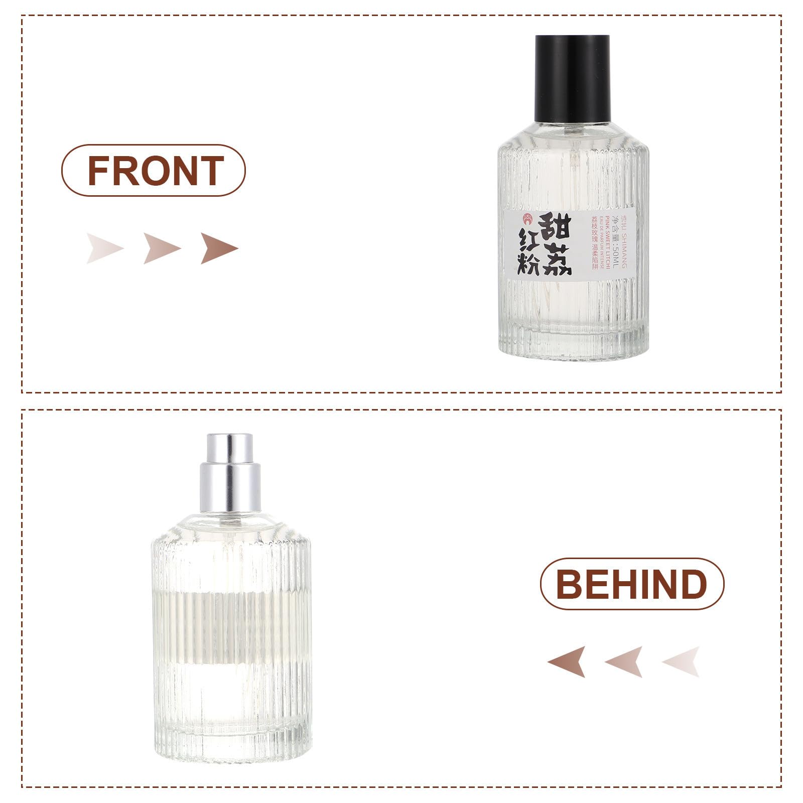 Generisch Parfum Nachgemacht 50ml Tragbares Parfüm aus Glas mit Sprühfunktion für Damen und Herren Frischer Japanischer Stil zum Geburtstag oder Neujahr