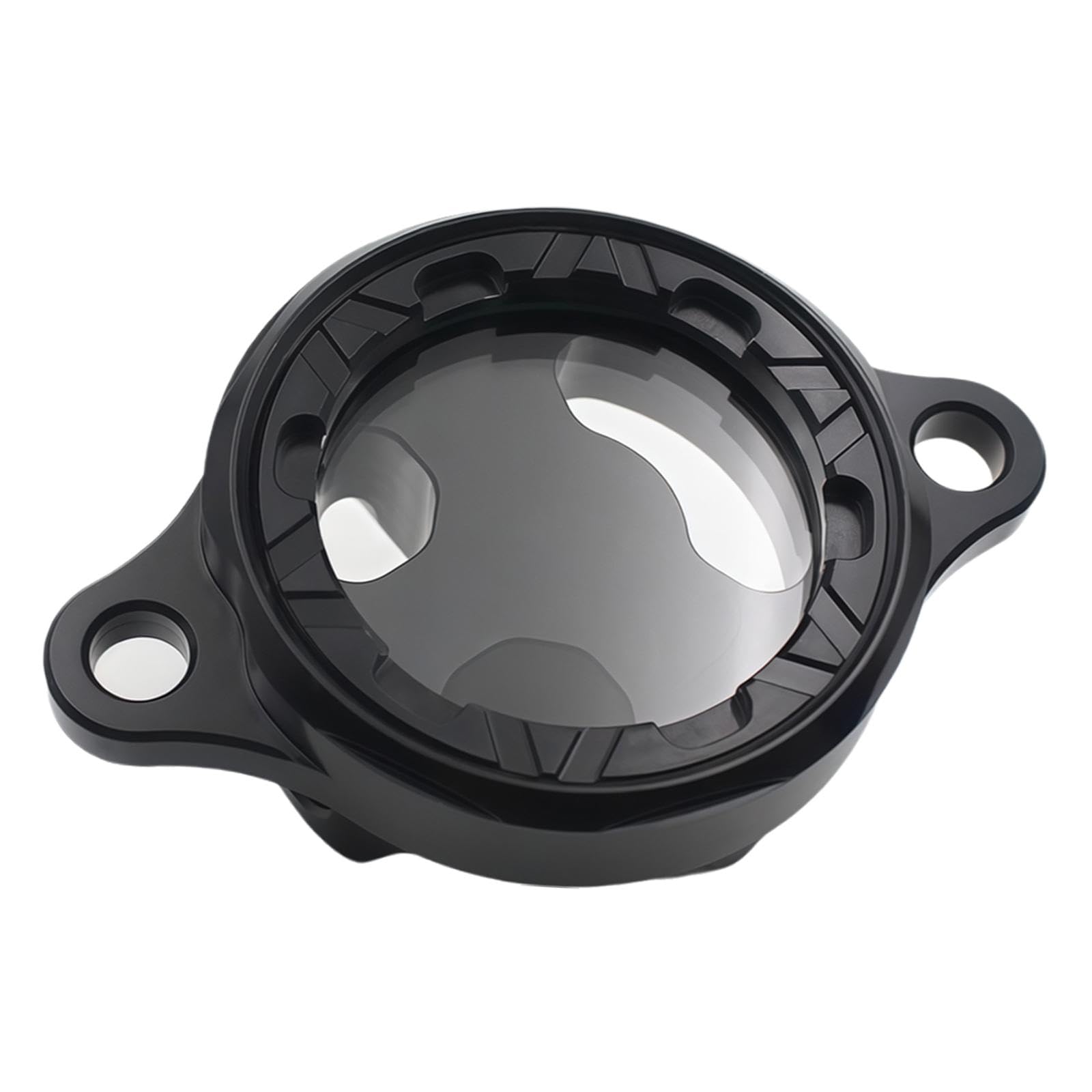 Motorrad Ölfilter Abdeckkappe Zubehör Hochleistungs-Aluminiumlegierung für TRX450R 450er Cbf450R Professional, Schwarz