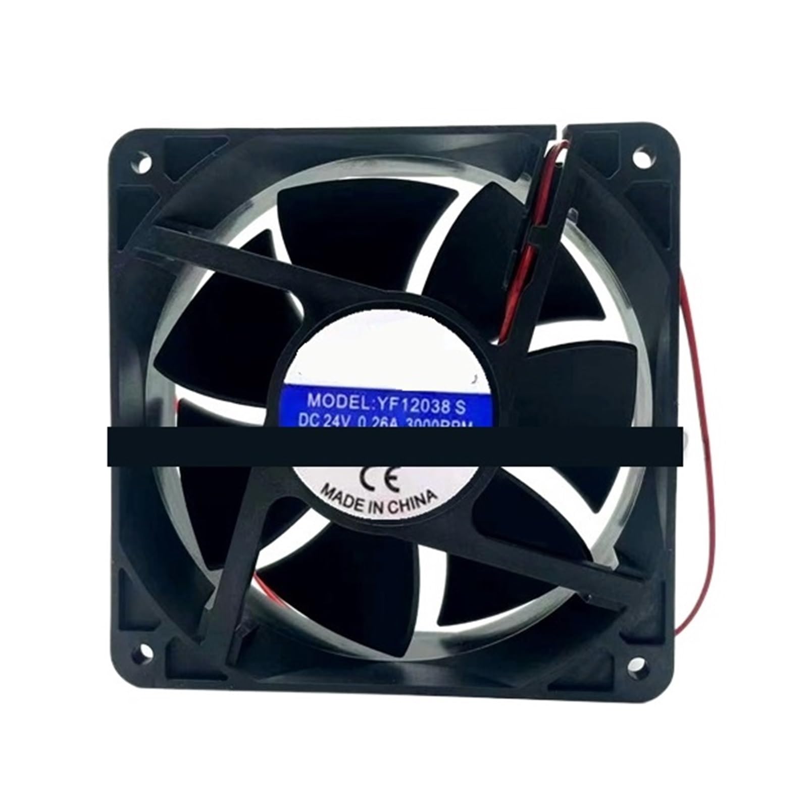PEQYUACTE YF12038S DC 24V 0.26A 120x120x38mm 2-Wire Cooling Fan