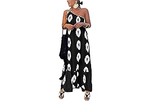 Farm Rio Women's Printed A-Line Boho Maxi Dress
