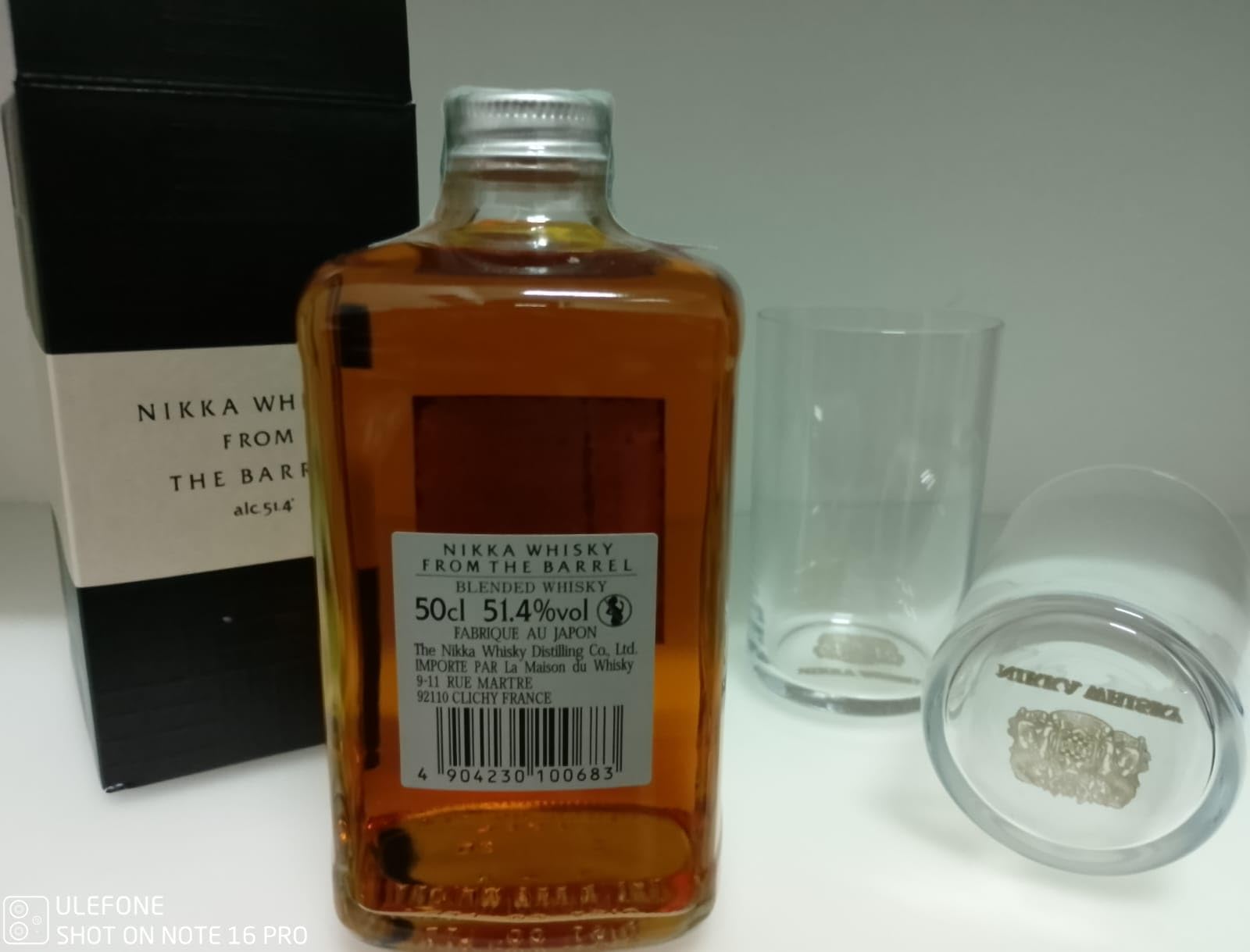 Nikka From The Barrell Whisky 500 ml Con Due Bicchieri Brandizzati