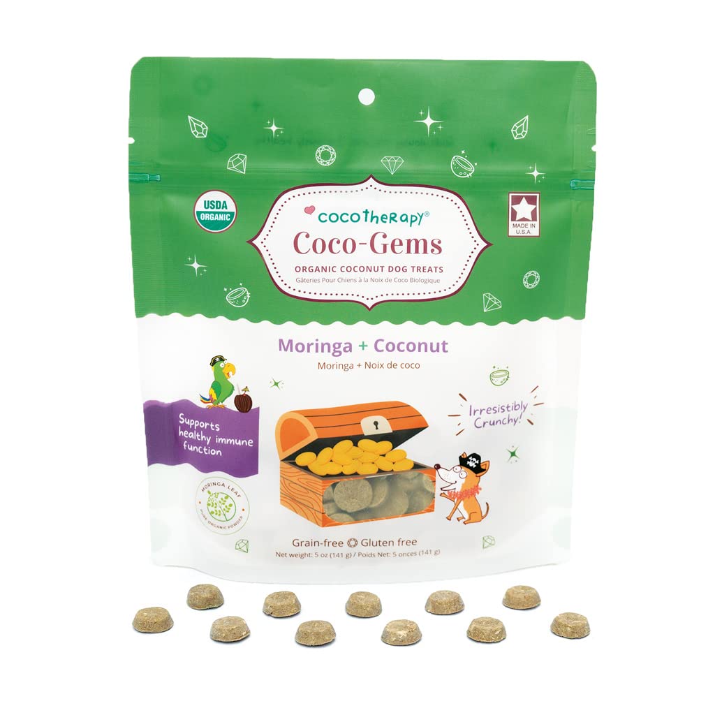 CocoTherapyCoco-Gems Dog Training Treat (Moringa) 5 Oz.USDA Organic
