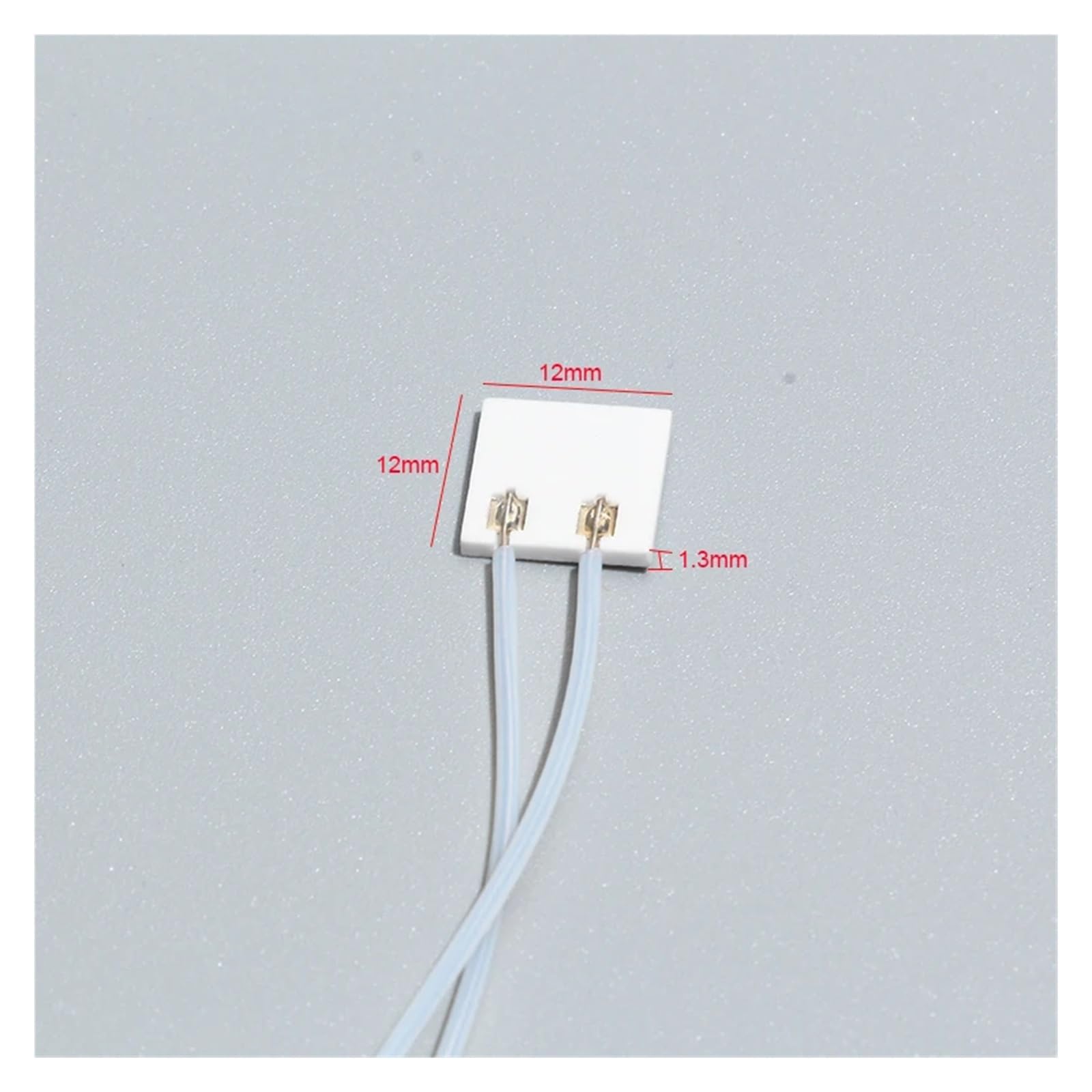 セラミックファイバーヒータ｜工業用電気式ヒーターのオーダーメイドなら貞徳舎株式会社 | 貞徳舎株式会社 5x5x2mm / 7x5x1.2mm /  7x5x1.3mm MCHミニチュアセラミックヒーター、断熱材付き高温500°C加熱プレ