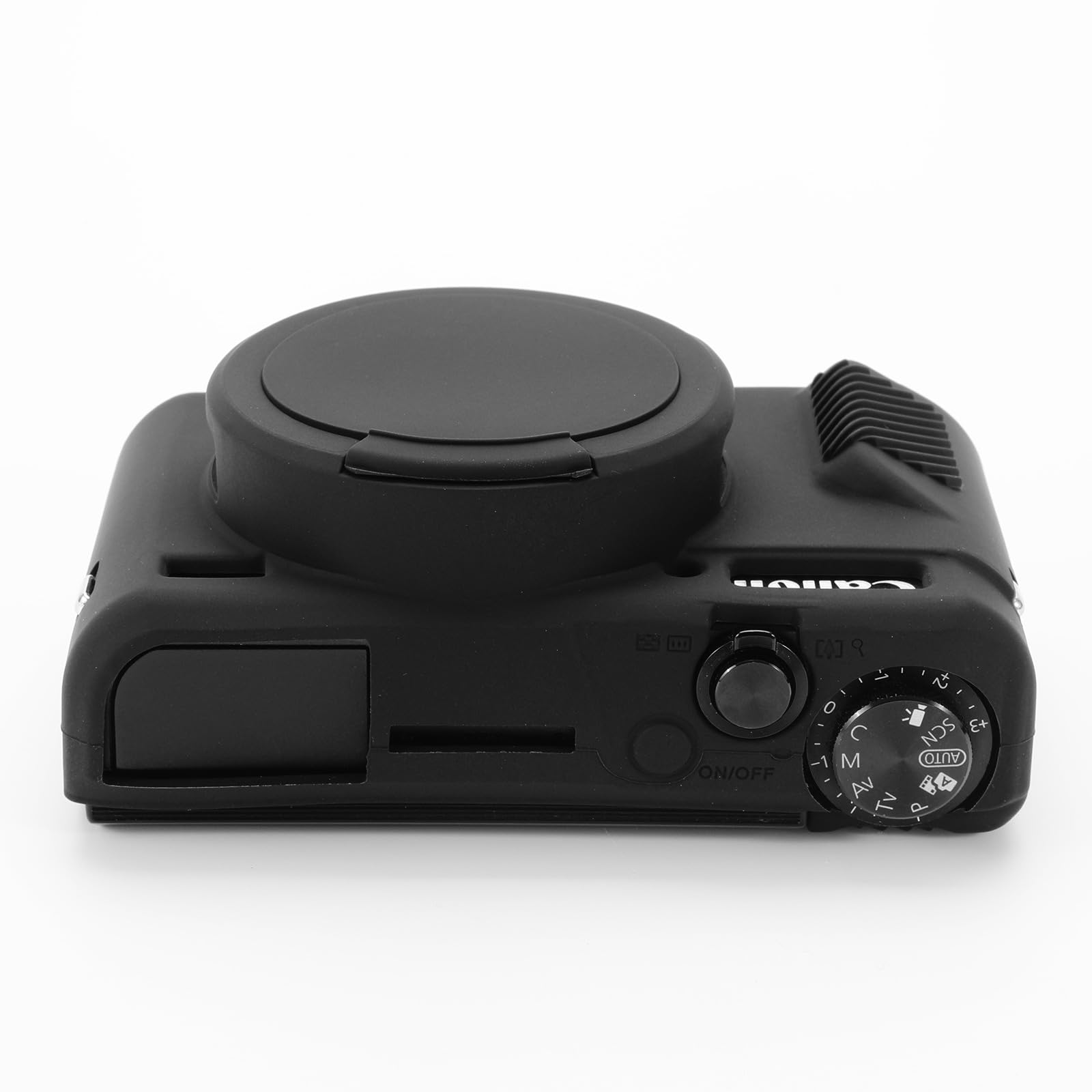 Silikonowe etui ochronne do Canon G7X Mark II/G7X2, akcesoria z 2 sztukami folii ochronnej na wyświetlacz, zdejmowana ochrona obiektywu do aparatu cyfrowego Canon G7X Mark II/G7X2