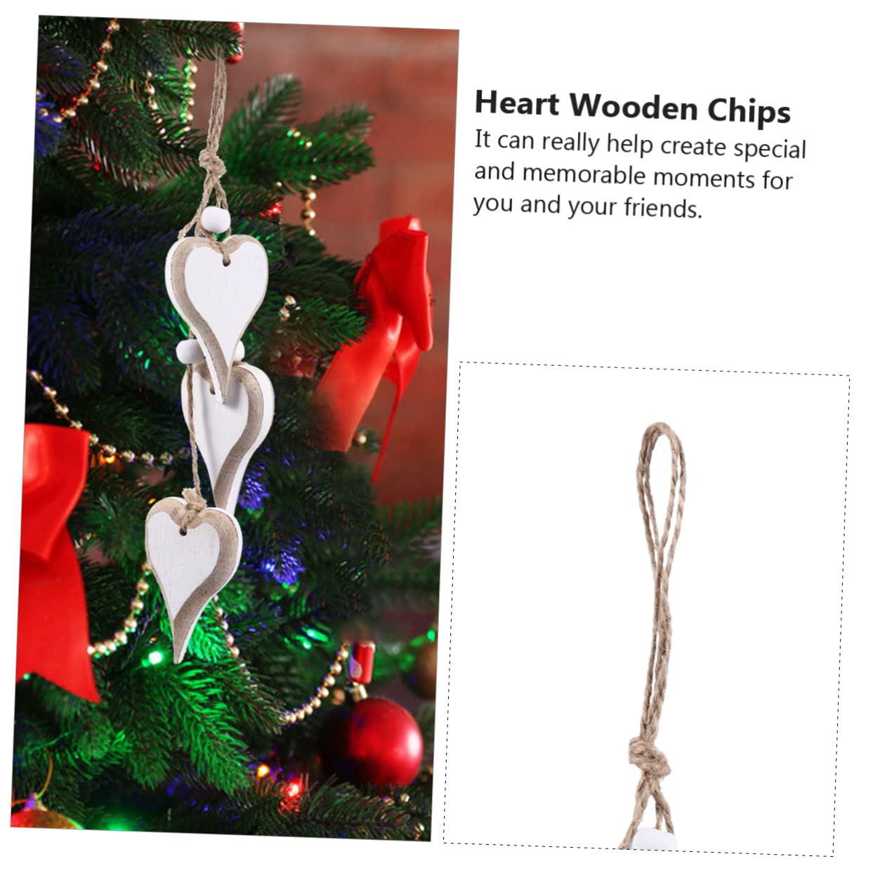 Abaodam 9stücke Holz Herz Für Dekoration Kreative Wohnaccessoires Hängende Ornamente Für Hochzeitsdeko Und Bastelprojekte Handgemachte Holzstücke Für Besondere Anlässe