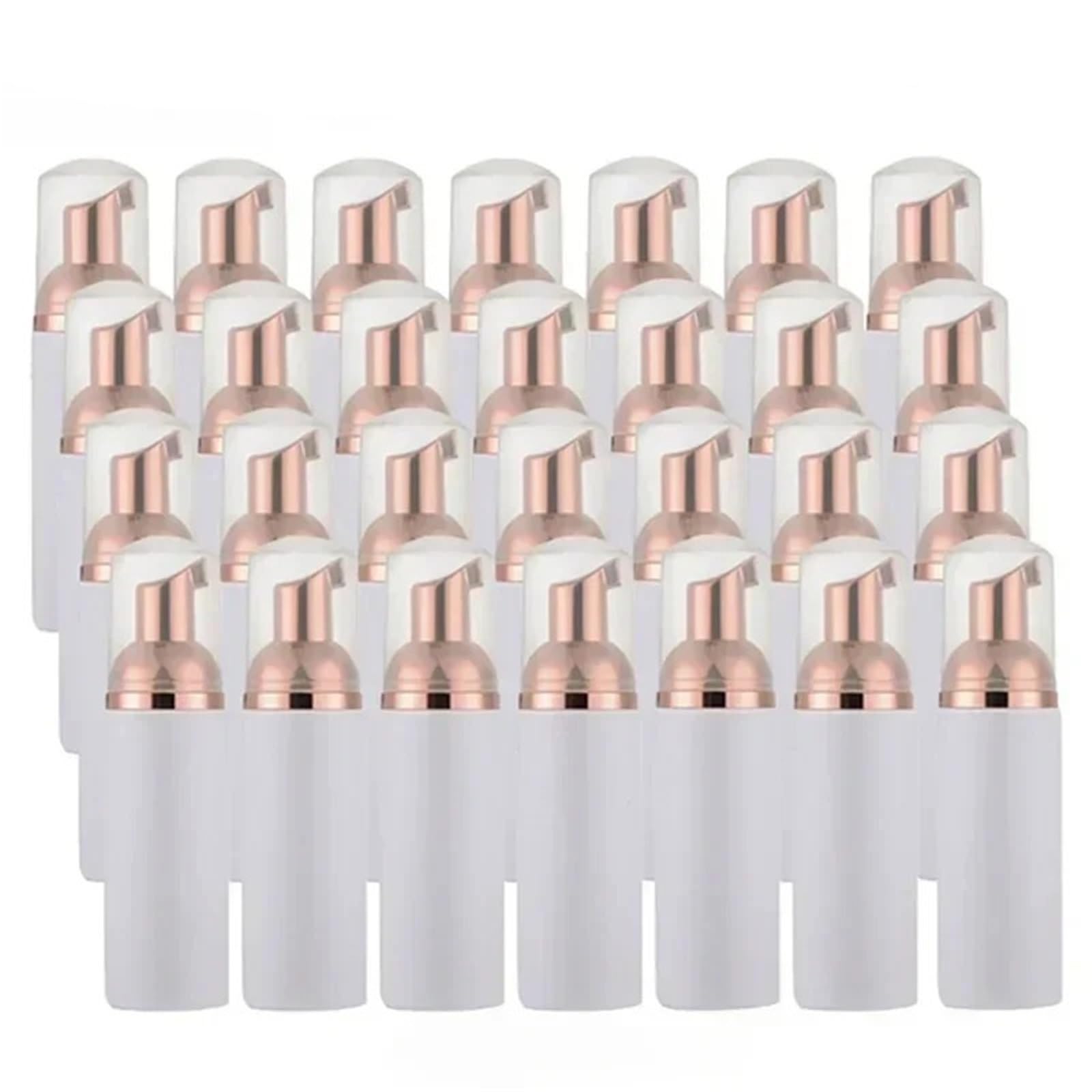 10/30/50 pezzi dispenser for bottiglie di schiuma plastica pompa cosmetica for ciglia sapone detergente for il viso vuoto in oro rosa Per Sapone, Shampoo E Lavaggio Viso