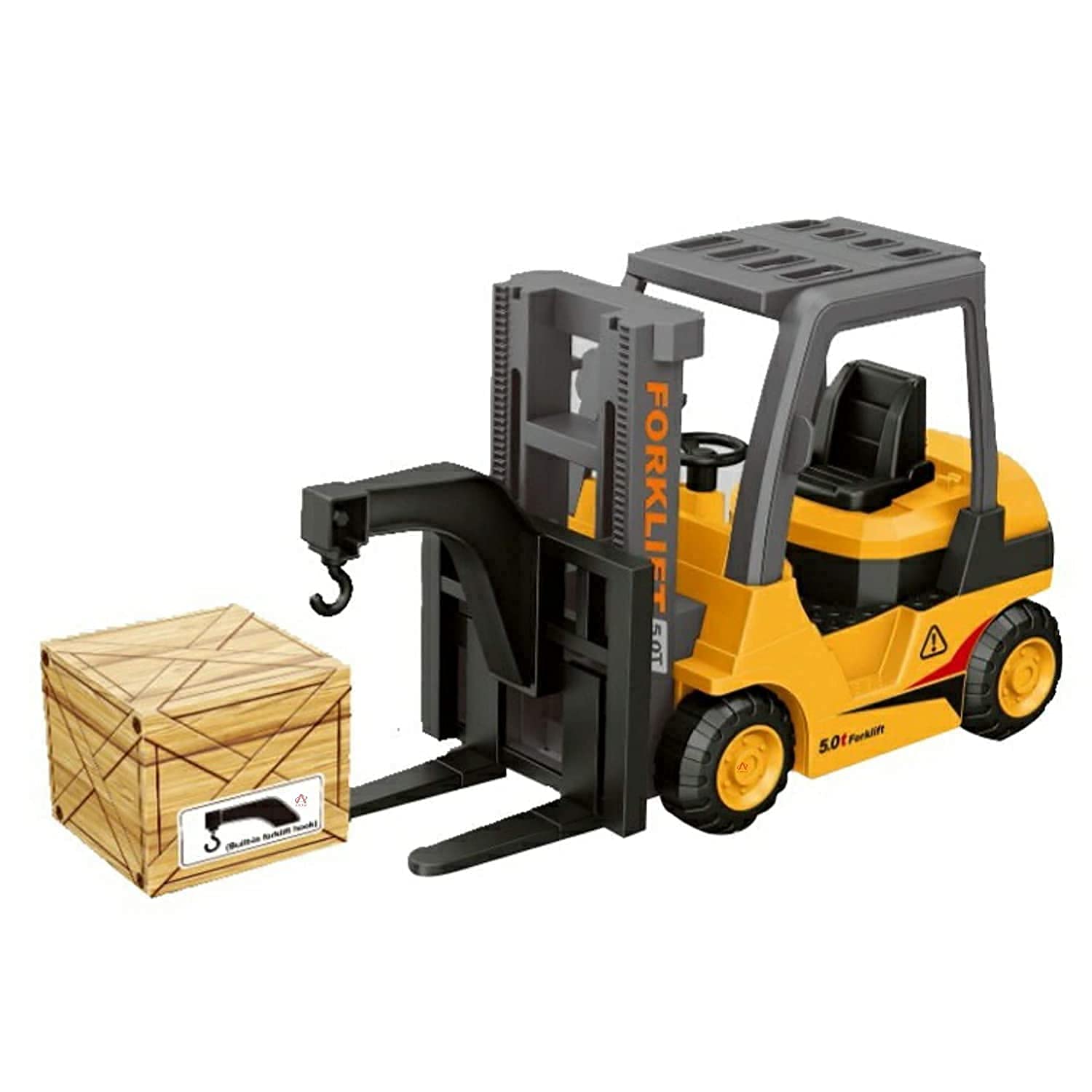 Buy SR TOYS Friction Powered Forklift 5.0T Truck Toy Smart City Fork Lift Truck with Light
