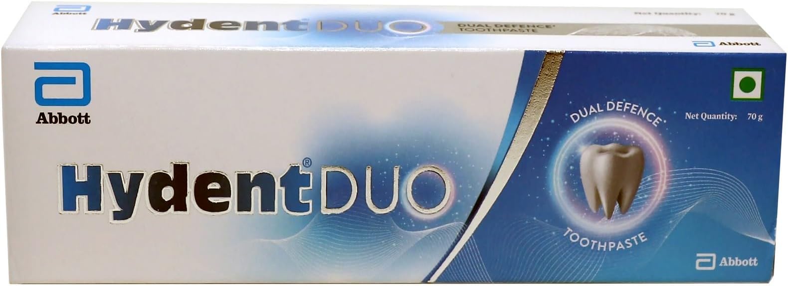 Hydent Duo Dual Defence - Tube of 70 g Toothpaste
