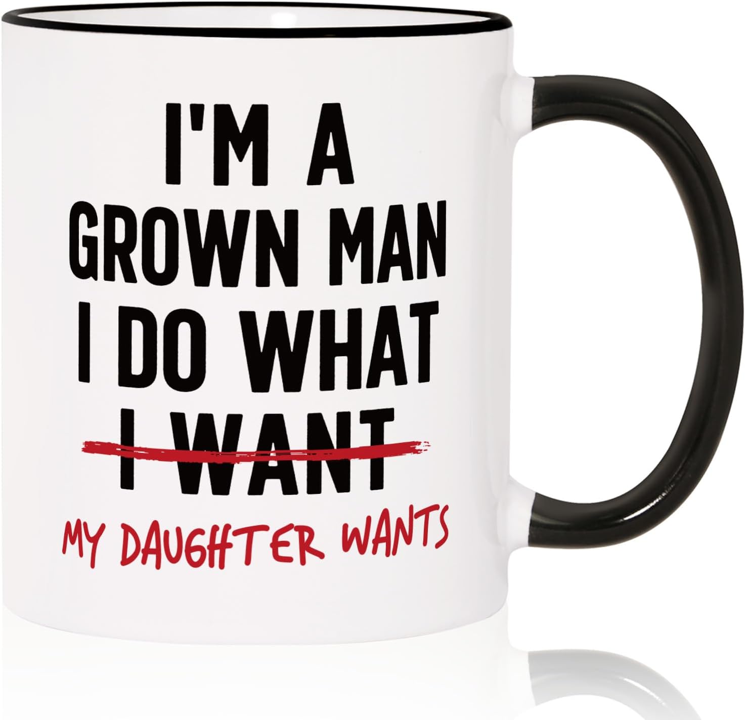 Aurahouse Funny Girl Dad Gifts Mug, Gift for Dad from Daughter