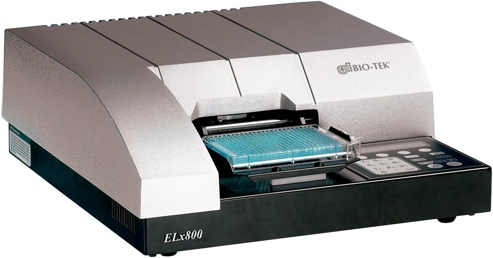 Biotek Instruments ELx800 Absorbance Microplate Reader, 400 to 750nm Wavelength, 6- to 96-Well Capacity