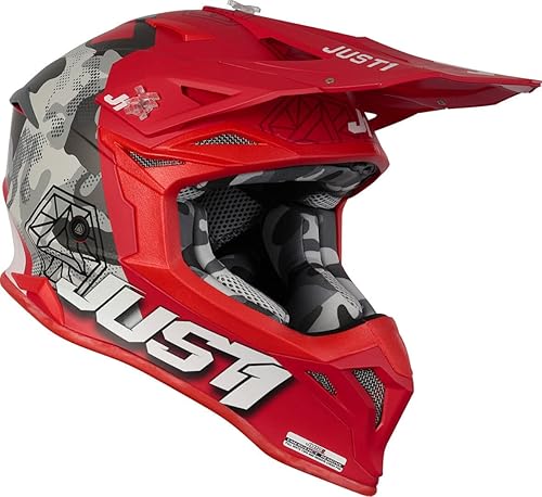 Miniatura 5 de JUST 1 J39 Reactor de resina termoplástica carcasa externa MX Off-Road Motocross Casco de motocicleta