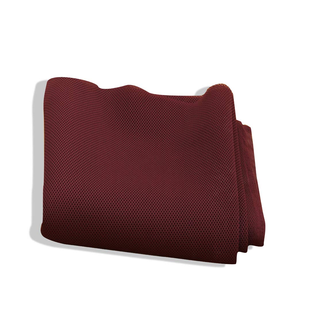 Ruby Fabric Linings Maroon Air Mesh Upholstery Knit Fabric - Use for Sofa, Chair, Speaker Grill & Etc - Available in Many Sizes, 220 GSM-image-9