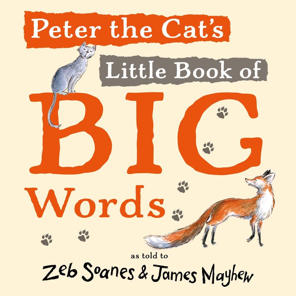 Peter the Cat's Little Book of Big Words by Zeb Soanes HARDBACK 9781802580242