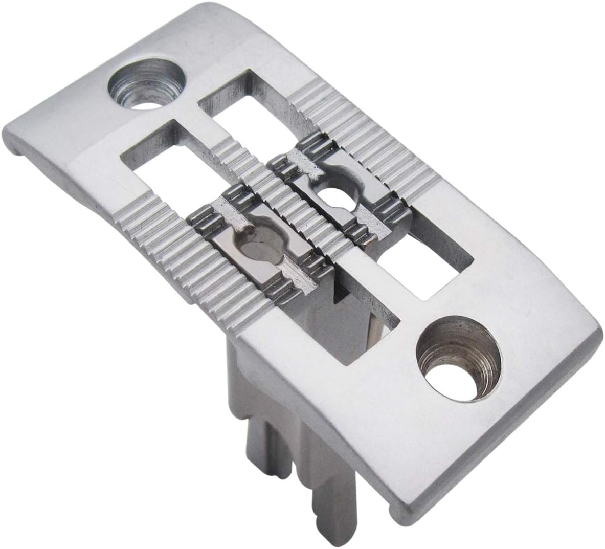 CKPSMS Brand - 1SET #GC868-NP+GC868-FD Needle Plate & Feed Dog Compatible with DURKOPP Adler 868 Sewing Machine (10MM Needle Size)