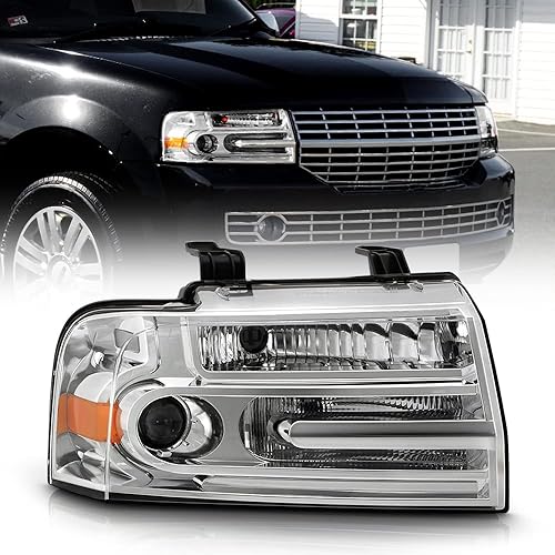 KEEKPO - Para HIDXenon tipo 2007-2014 Lincoln Navigator Factory Proyector de faros delanteros de repuesto - Pasajero