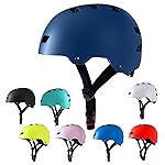 Bike Helmet 3 Sizes for Teenager Kids Youth Adults,Bavilk Skateboard Helmet Adjustable Multi-Sport Bicycle Cycling Scooter Roller Skate Inline Skating Rollerblading for Girls Boys Women Men Teen