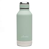 Primula Luster Vacuum Sealed Stainless Steel Thermal Insulated Water Bottle Flask, 24 Cold, 8 Hours Hot, Reusable Thermos, Double Walled, 17 Ounce, Sage