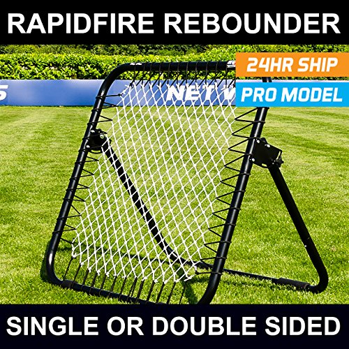 RapidFire Soccer Rebound Net - Choose from Either A Single Sided Or Double