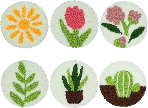 Miniatura 7 de Kit de agujas perforadoras para principiantes, adultos y niños, accesorios de llavero para mochilas, bolsos, llavero de automóvil, kit de bordado de