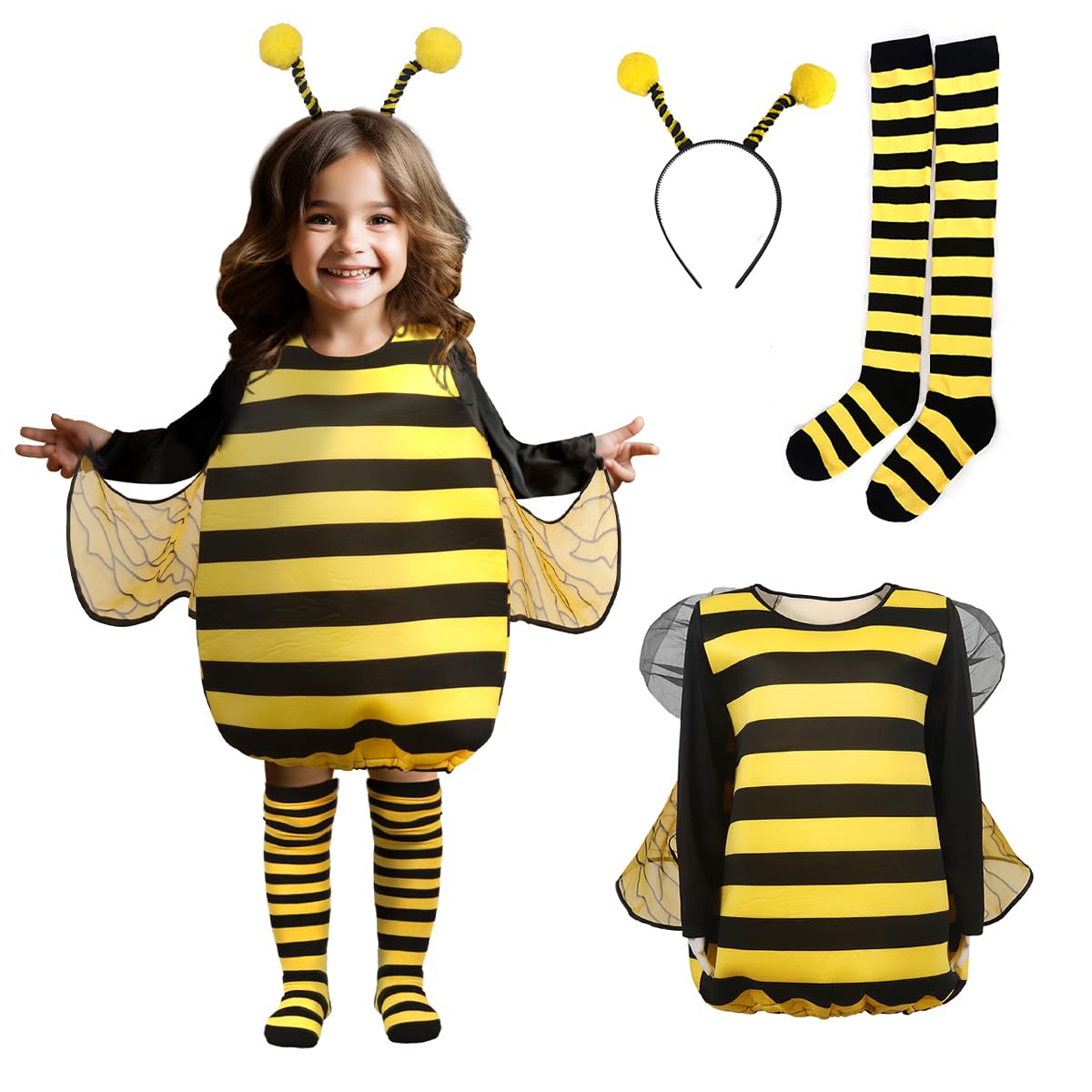 MCJC Bumblebee Kids Costumes Funny Animal Halloween Costumes