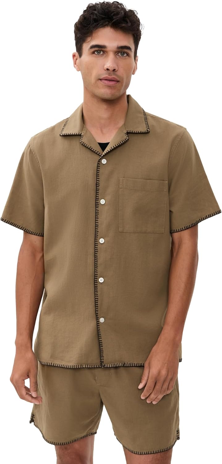 Madewell Men's Short Sleeve Easy Camp Shirt
