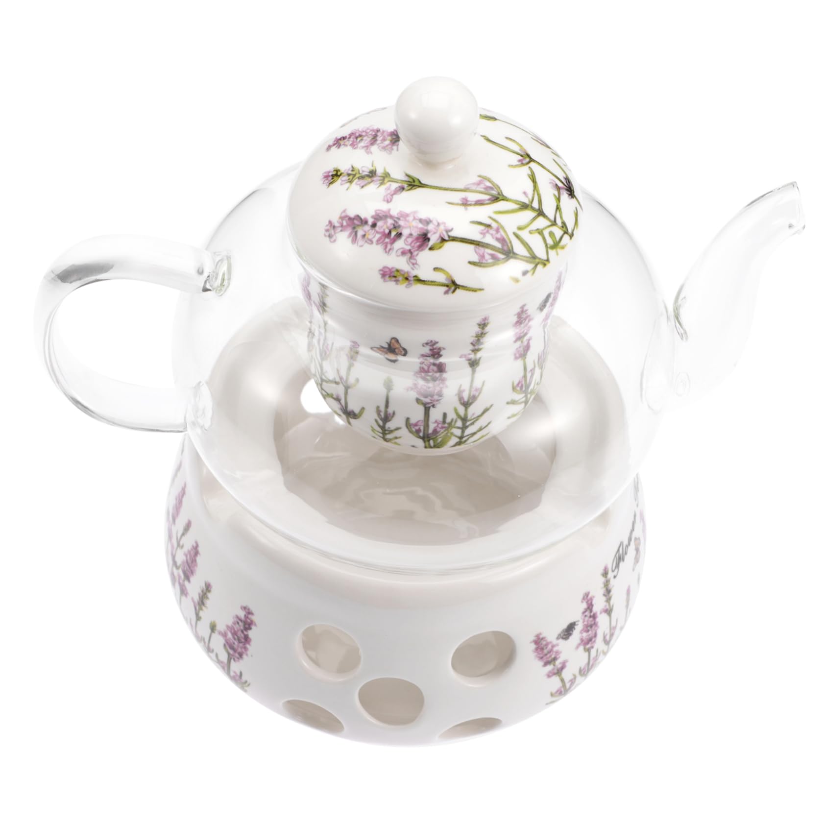 SHOWERORO Teiera Infusore Ceramico Bollitore Per Tè Sfuso Per Infusi E Tisane Set Da Ufficio Con Colino