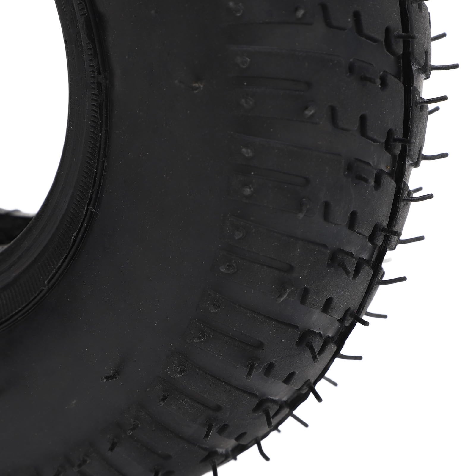 Yctze Zestaw Opony i Dętki 2.80/2.50-4 dla Wózków Ręcznych Wózków Użytkowych Taczek łAdowność 250LB Przyczepność z Bieżnikiem Ząbkowanym Guma Odporna na Zużycie Zakrzywiony Trzon