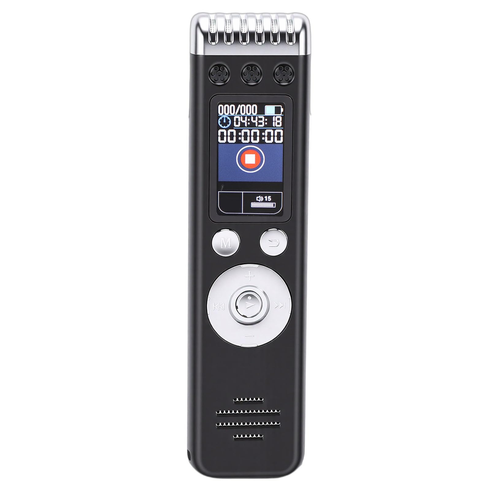 Enregistreur Vocal AI avec Traduction en Temps Réel, 189 Langues Parole-Texte, Enregistreur Sonore Numérique de Contrôle par Application pour Les Réunions, Les Entretiens et Les (64GB)