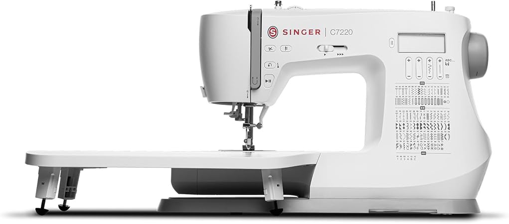 Amazon.com: SINGER C7220 Computerized Sewing Machine with Extension ...
