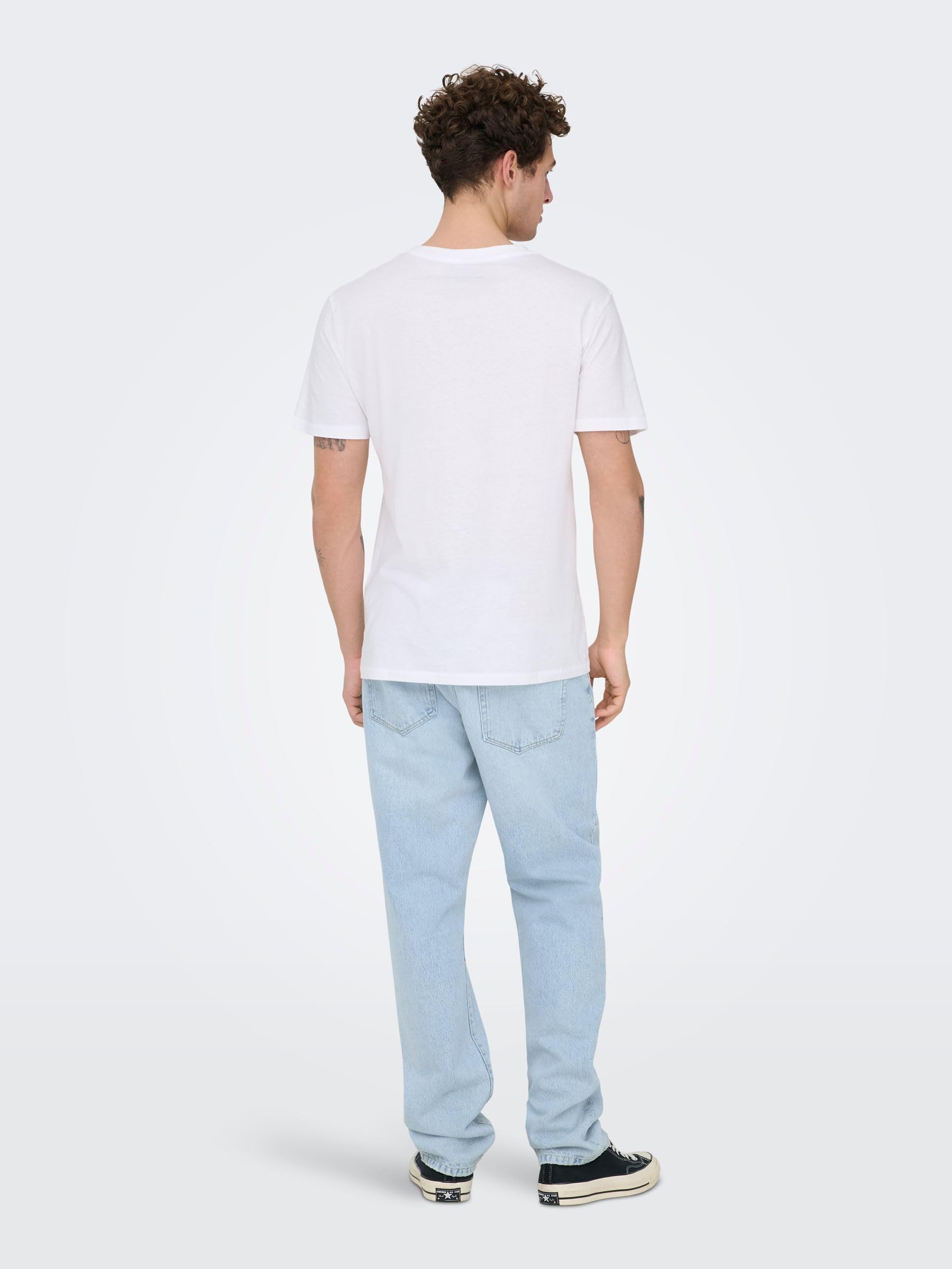 Only & Sons Loose fit Jeans ONSEDGE Mid Rise Straight Fit Jeans
