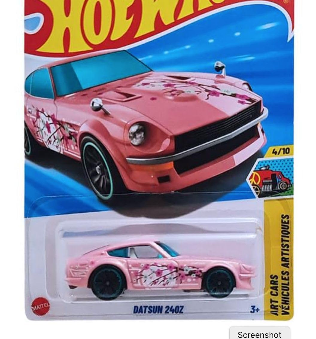 【未開封】HWカーカルチャーCars & Donuts 5台フルセット 240Z LAZY BEEZ hw Die-Cast 1:64 for Ages 3 and up (Datsun 240Z | Art