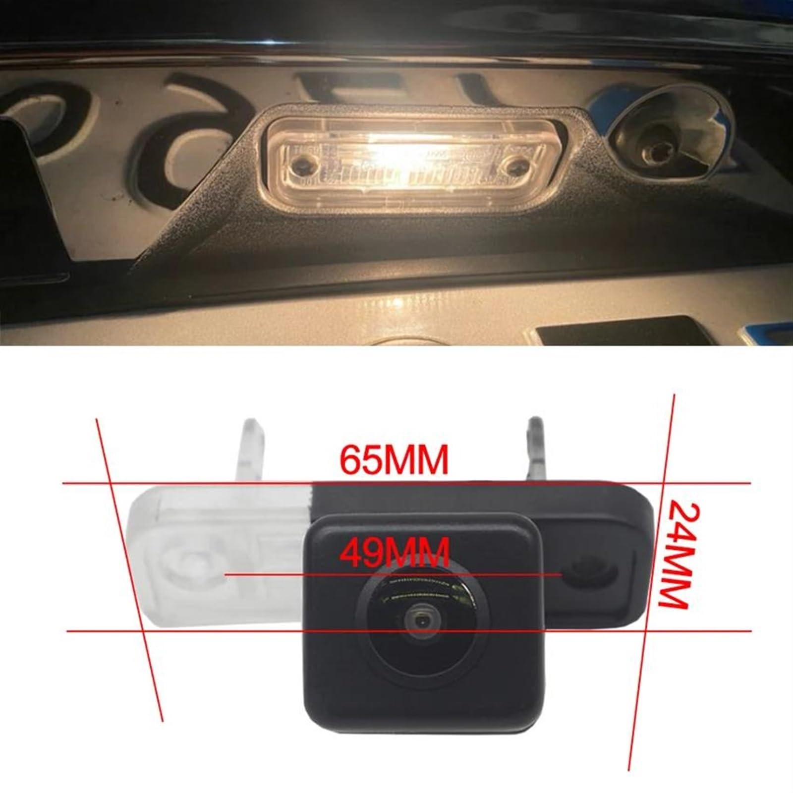 Cámara De Marcha Atrás para Coche, Aparcamiento para Benz Clase C W203 5D para Camioneta 2001~2007, CCD, Visión Nocturna Full HD