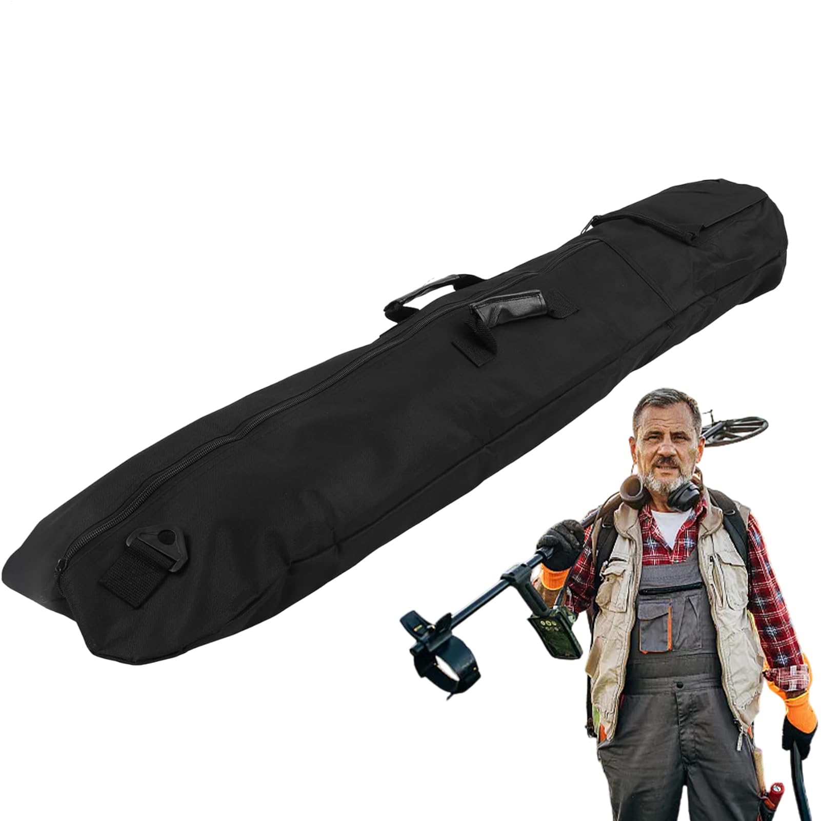 para Detector de Metales – Universal para Detector, Mochila de Almacenamiento de Viaje Reutilizable de Gran Capacidad para detectores de Metales, Accesorios, Auriculares, Pala, Equipo de a