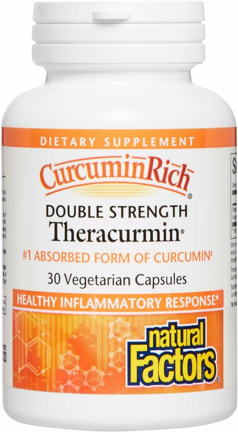 60mg CurcuminRich Theracurmin 30 Vegetarian Capsules