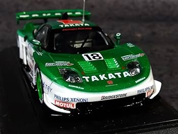エブロ。1/43タカタ童夢NSX 2002。 1/43 Ebbro Takata Dome Honda NSX JGTC 2002 car #18 #331