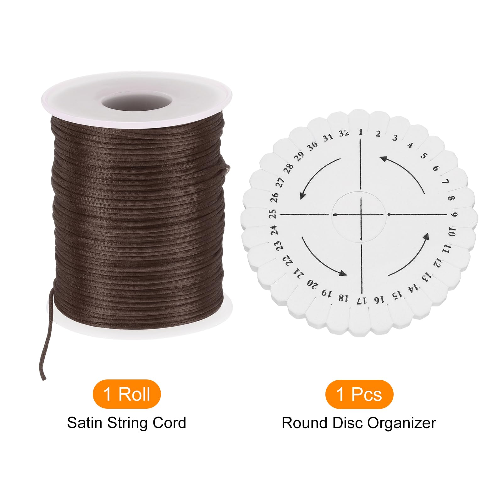 uxcell 109 Yards 1.5mm Satin String Cord - Image 3