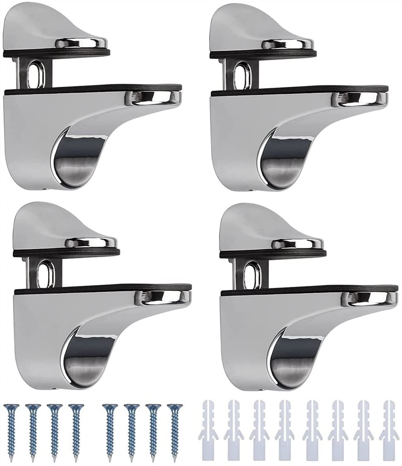 Clip de plateau de verre réglable RJJ : support et pince de fixation fiables