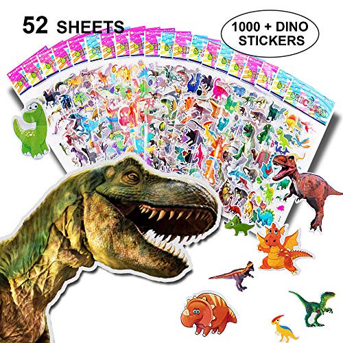 HORIECHALY Stickers for Kids,Dinosaur Themed Party Supplies