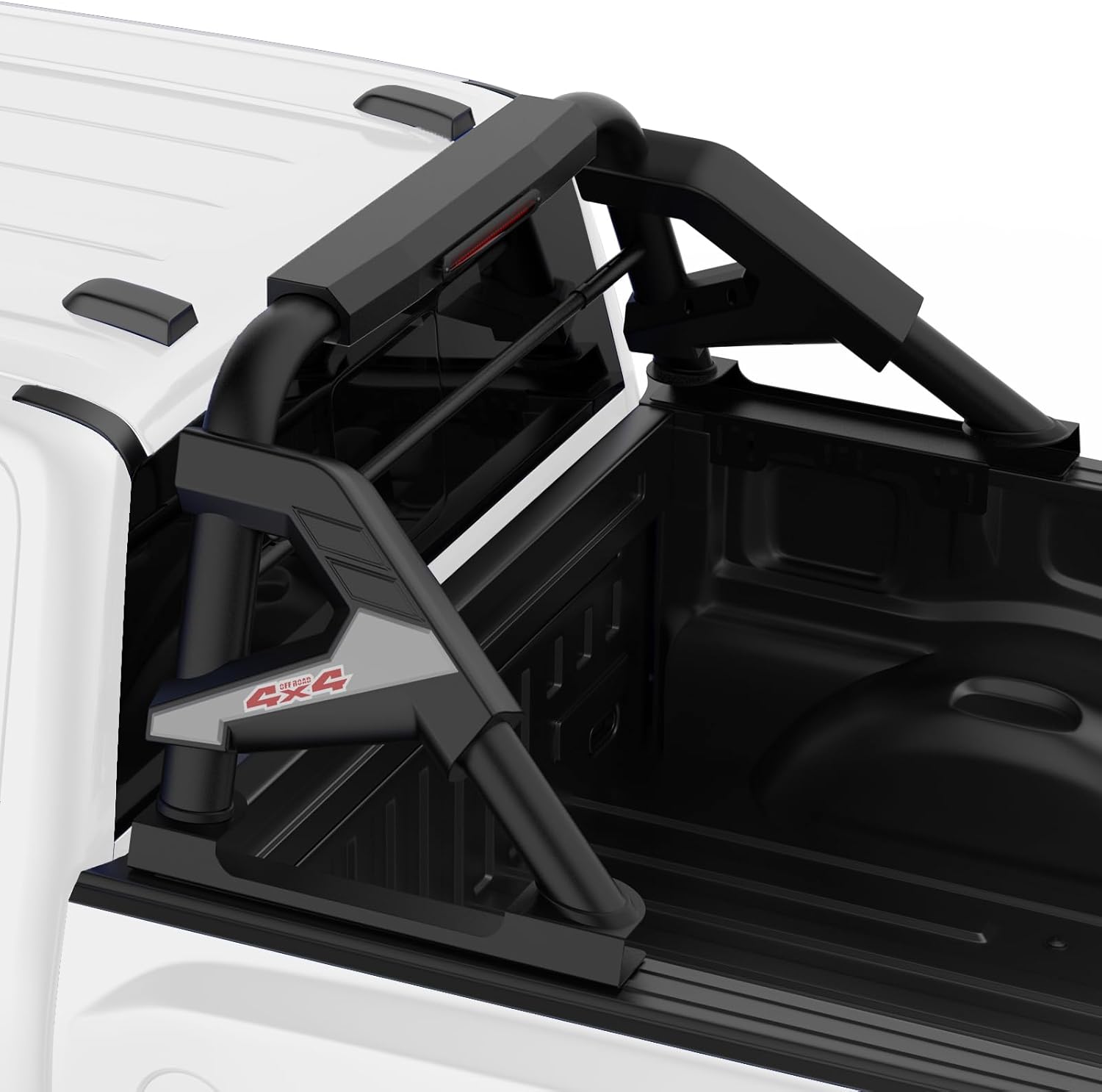 Universal Truck Bed Roll Bars,Adjustable Sport Bed Rack Roll Bars for Full Size Pickup Truck Compatible with Ford F-150/F-250/F-350,Ram 1500/2500/3500,Chevy Silverado,GMC Sierra,Tacoma,Tundra,Titan