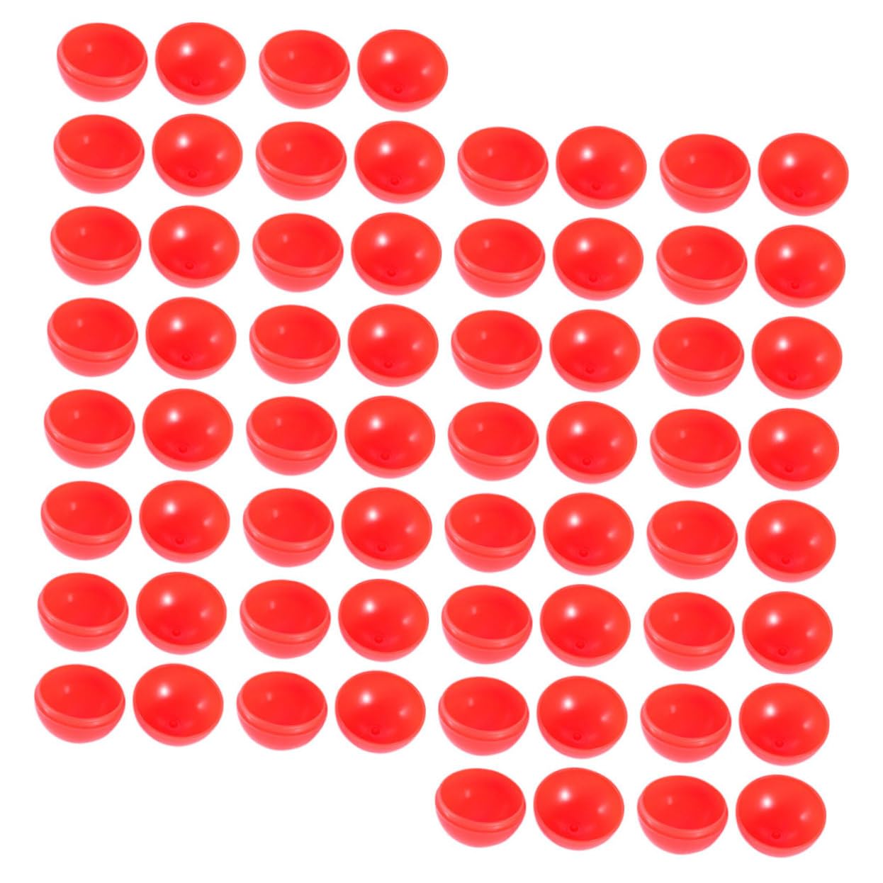 CHILDWEET Game Balls 50pcs Small Raffle Balls Numbers Reusable Pvc for Parties Celebrations