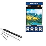 BoxWave Stylus Pen Compatible with Waveshare Pico-LCD-1.44 (1.44 in) - EverTouch Capacitive Stylus, Fiber Tip Capacitive Stylus Pen - Jet Black