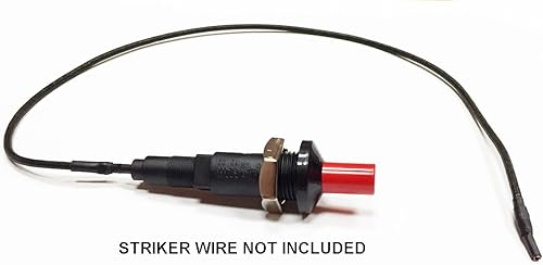 Miniatura 2 de Hiland THP-PZ - Interruptor eléctrico piezoel para calentador de patio, tamaño único, color gris