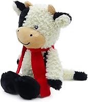 Vista 2 de RELIGES 9" Cute Cow Stuffed Animals Soft Cuddly Cow Plush Stuffed Animal Birthday Gifts for Boys and Girls, Plush Animal Decorations