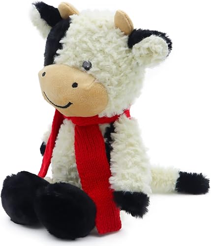 Miniatura 2 de RELIGES 9" Cute Cow Stuffed Animals Soft Cuddly Cow Plush Stuffed Animal Birthday Gifts for Boys and Girls, Plush Animal Decorations