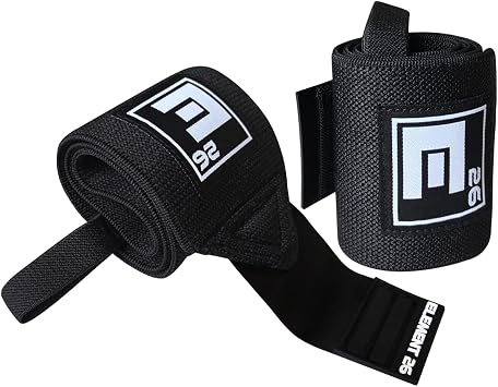 Element 26 Wrist Wraps for Weight Lifting - 20 Inch Heavy Duty Wrist Support with Thumb Loop for Gym, Powerlifting, Cross Fitting, Strength Training - Men & Women