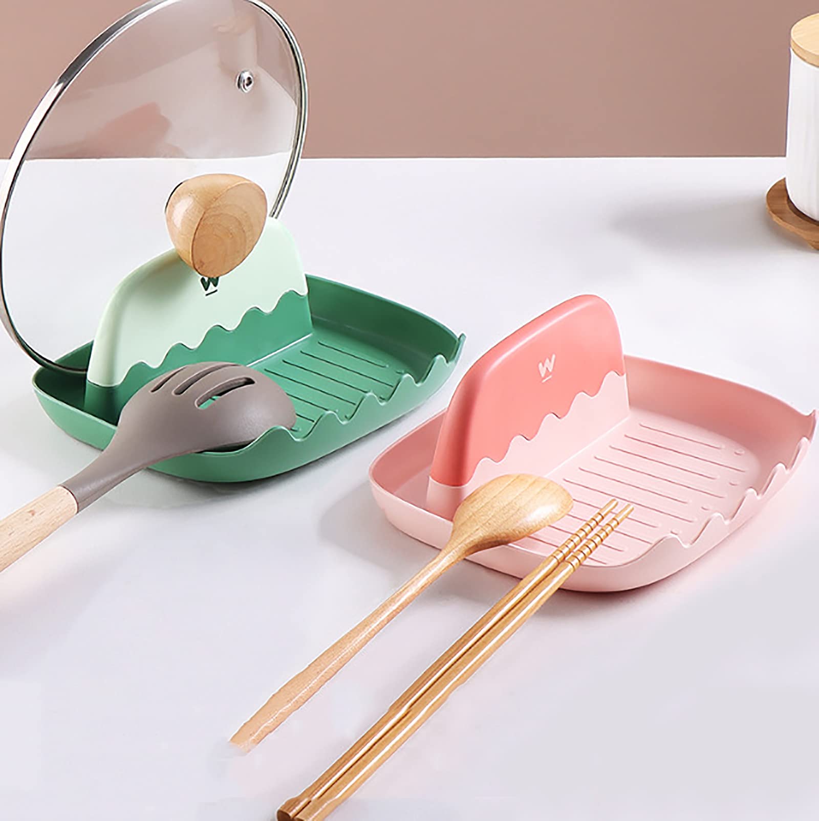 Support De Baguettes Multifonctionnel, 2 Supports De Vaisselle De Cuisine, Peut Mettre Une Cuillère, Des Baguettes, Un Couteau, Une Fourchette, Un Cache-pot, Des Ustensiles De Cuisine De Stockage
