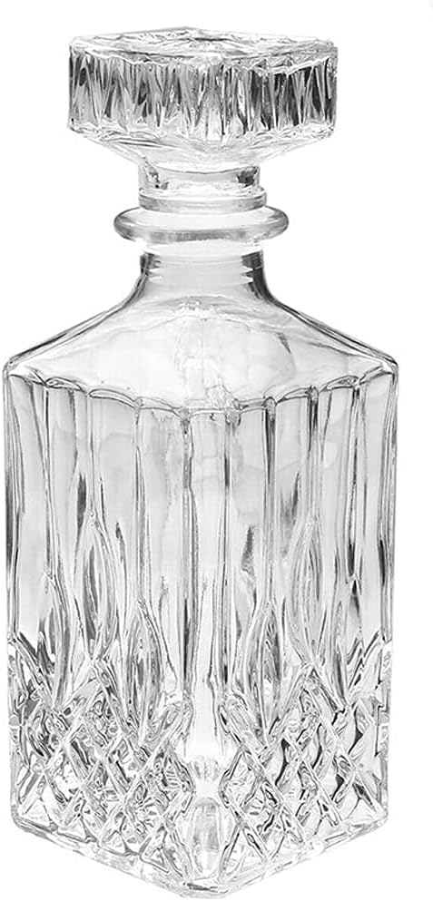 Crystal Clear 1000 mL Glass Decanter Glass Set, For Restaurant at Rs 1400/set in Agra