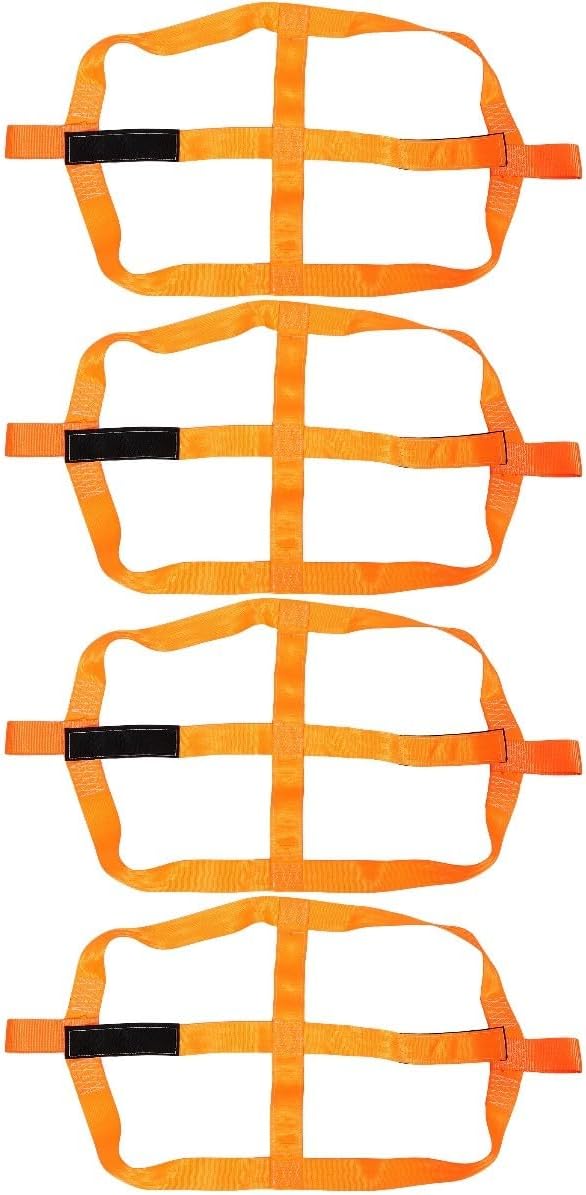 4pcs Tie Down Strap for Motorcycle and Bike Heavy Duty Polyester Binding Strap Quick-Release Buckle for and Stability During Transport